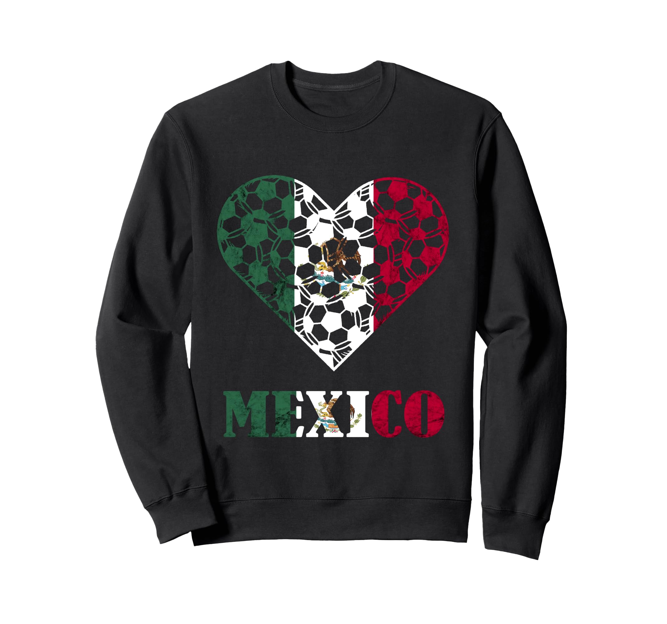 Mexico Mexican Soccer Team Sweatshirt - Casual Everyday Wear for Adults - T-Shirt, Sweatshirt, Hoodie