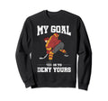 Winter Sport Funny Goal Keeper Ice Sweatshirt - Novelty Apparel Unisex - T-Shirt, Sweatshirt, Hoodie
