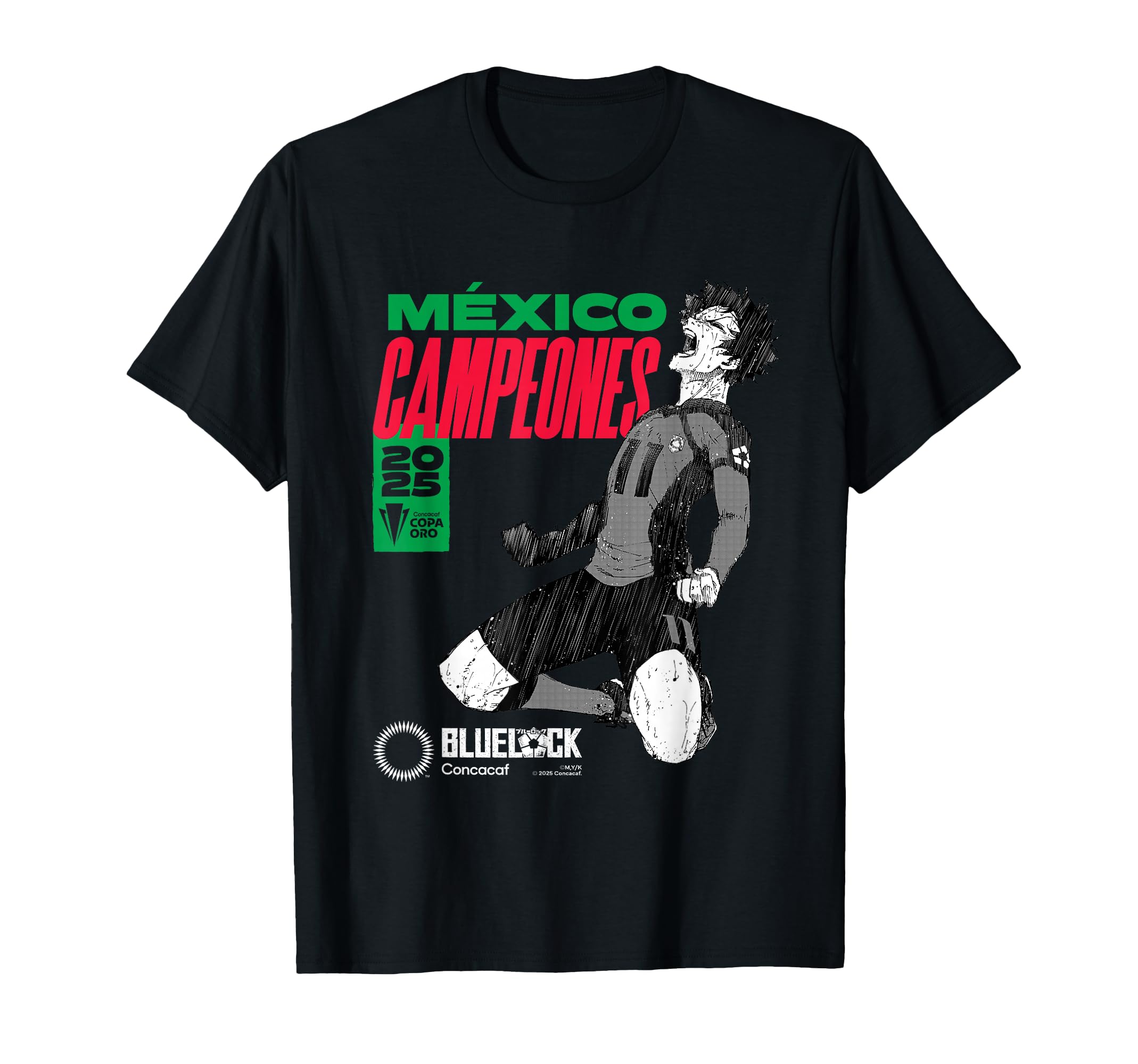2025 Concacaf Vs Blue Lock Mexico T-Shirt - Custom Art Print Men Women - T-Shirt, Sweatshirt, Hoodie