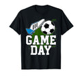 Game Day Soccer Ball Hearts Soccer Mom T-Shirt - Novelty Apparel Men Women - T-Shirt, Sweatshirt, Hoodie