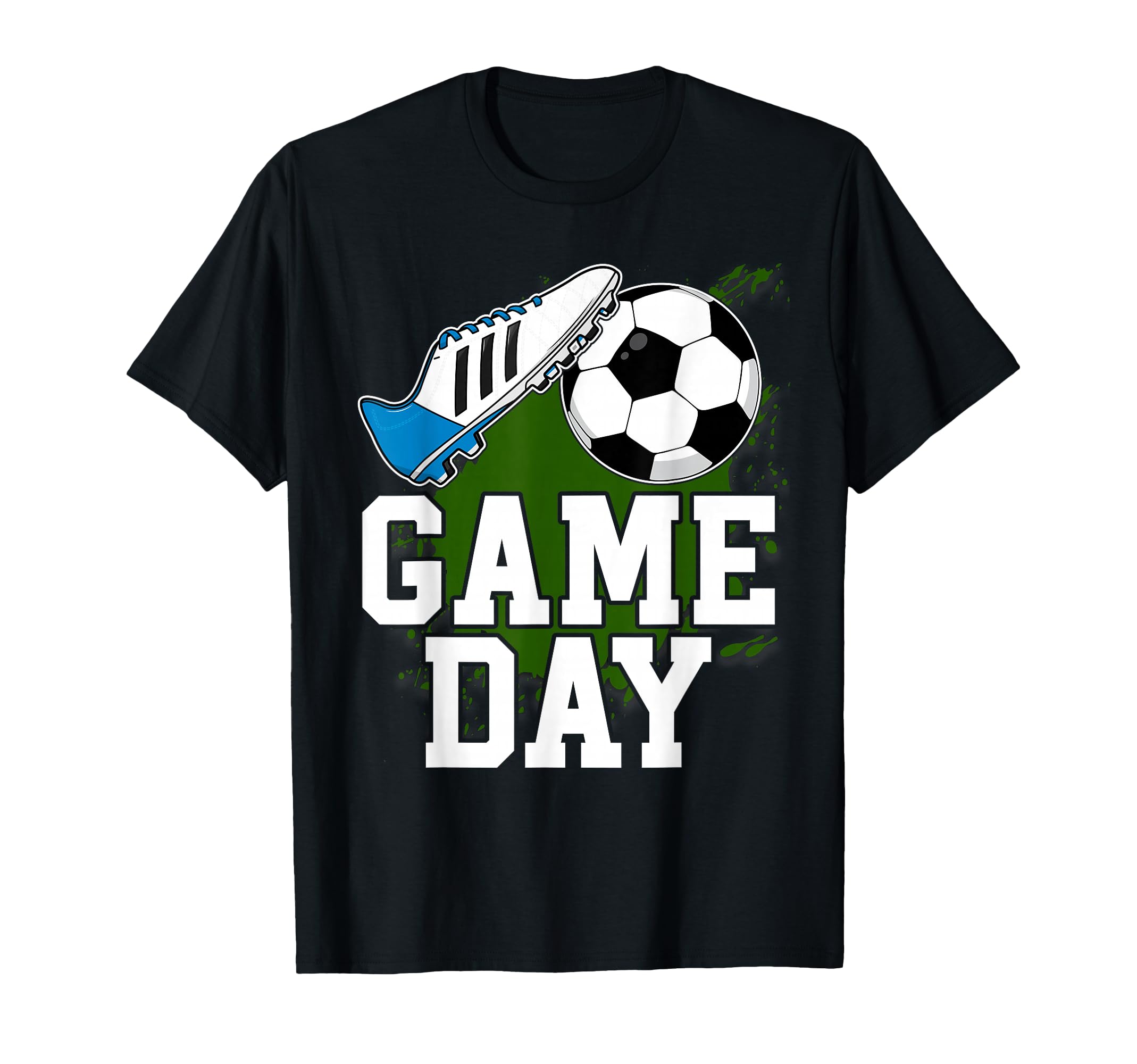 Game Day Soccer Ball Hearts Soccer T-Shirt - Fun Novelty Design Men Women - T-Shirt, Sweatshirt, Hoodie