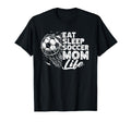 Eat Sleep Soccer Mom Life Soccer T-Shirt - Custom Art Print for Adults - T-Shirt, Sweatshirt, Hoodie
