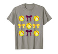 Softballs Bows Softball Player T-Shirt - Streetwear Style for Adults - T-Shirt, Sweatshirt, Hoodie