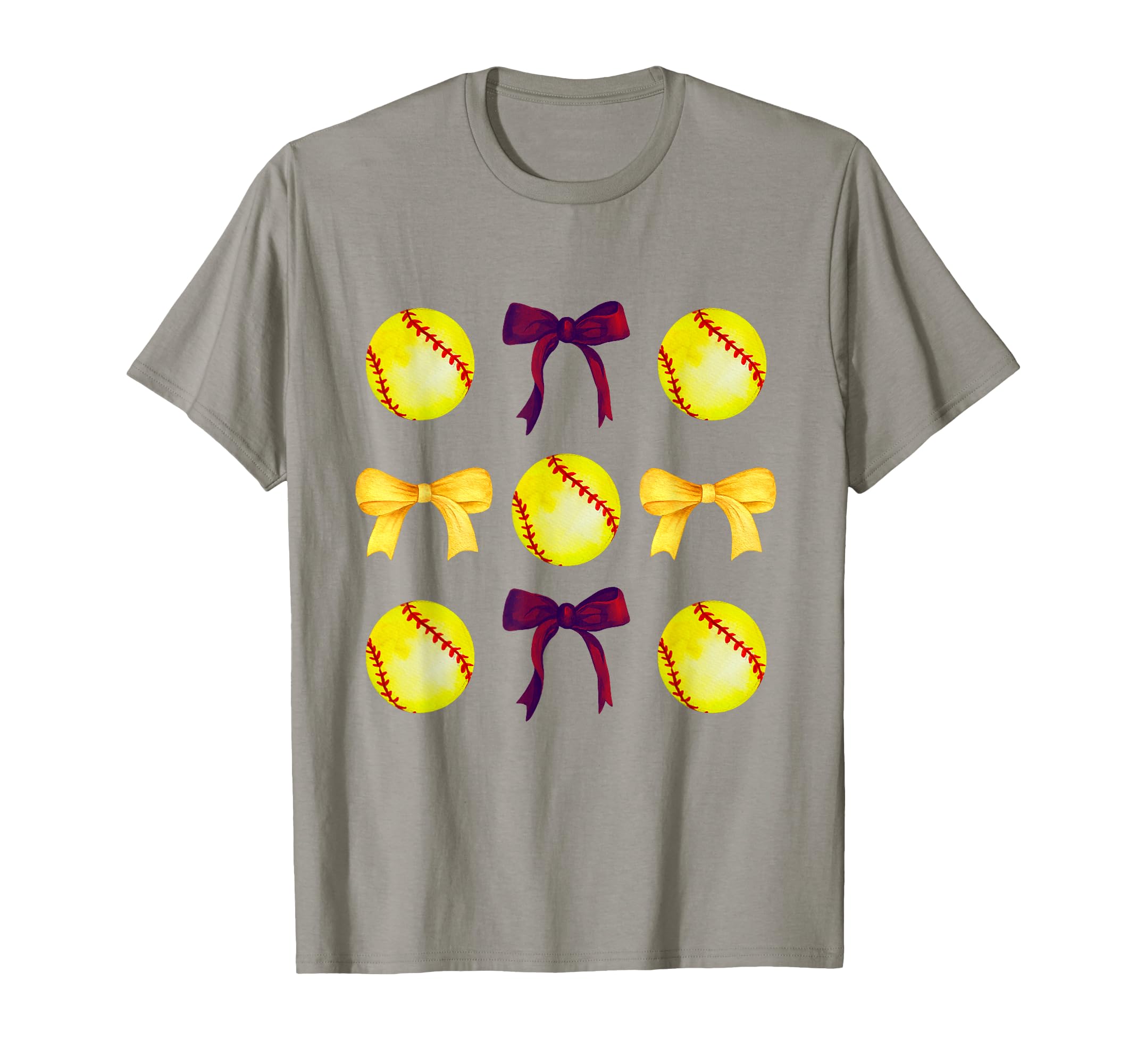 Softballs Bows Softball Player T-Shirt - Streetwear Style for Adults - T-Shirt, Sweatshirt, Hoodie
