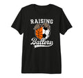 Raising Ballers Soccer Basketball Mom T-Shirt - Custom Art Print Unisex - T-Shirt, Sweatshirt, Hoodie