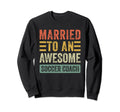 Married To Awesome Soccer Coach Sweatshirt - Aesthetic Graphic for Adults - T-Shirt, Sweatshirt, Hoodie