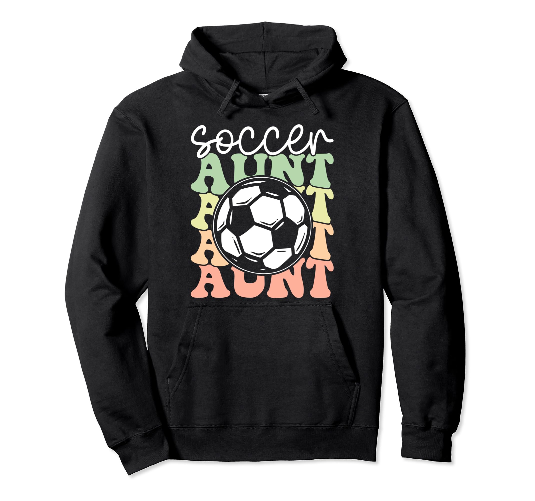 Soccer Aunt Sports Lover Player Matching Hoodie - Custom Art Print Unisex - T-Shirt, Sweatshirt, Hoodie