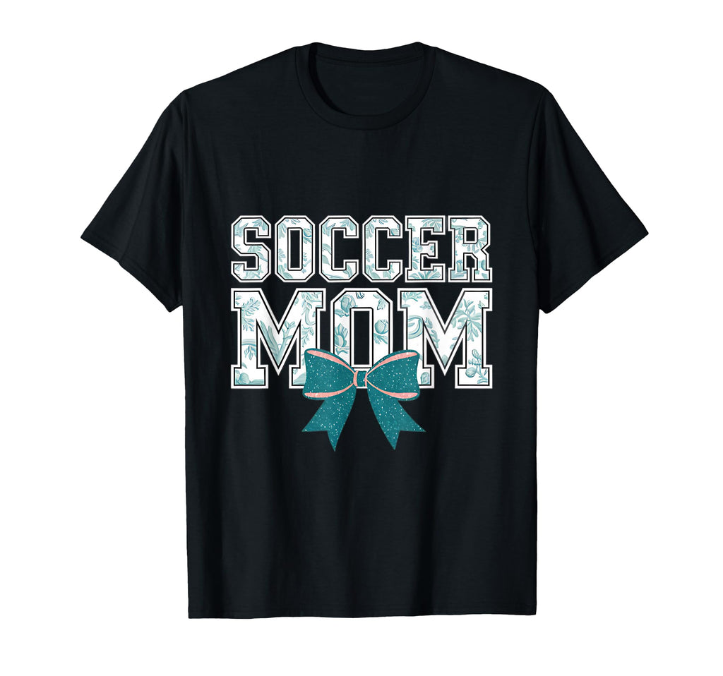 Soccer Mom Coquette Bow Mothers Day T-Shirt - Fun Novelty Design for Adults - T-Shirt, Sweatshirt, Hoodie