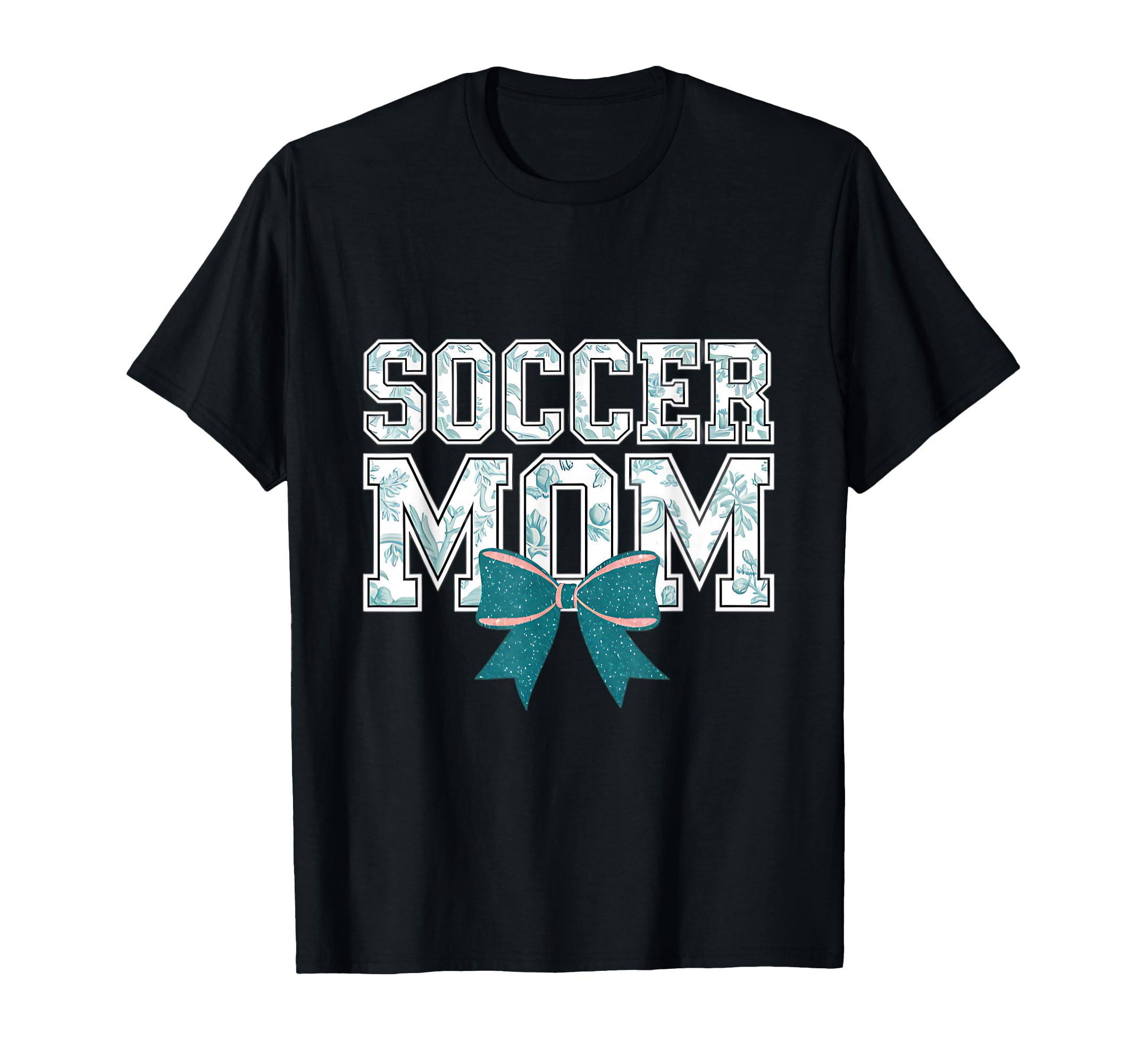 Soccer Mom Coquette Bow Mothers Day T-Shirt - Fun Novelty Design for Adults - T-Shirt, Sweatshirt, Hoodie