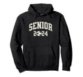 Class 2024 Senior Soccer Hoodie - Minimalist Print for Adults - T-Shirt, Sweatshirt, Hoodie