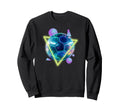 Soccer Ball Futuristic Sport Sweatshirt - Aesthetic Graphic Men Women - T-Shirt, Sweatshirt, Hoodie