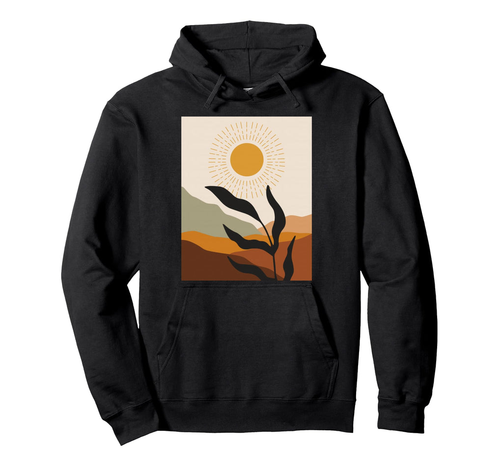 Earthy Boho Sun Nature Art Hoodie - Streetwear Style Unisex - T-Shirt, Sweatshirt, Hoodie