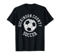 Dickinson County Soccer Distressed 90S T-Shirt - Trendy Graphic Unisex - T-Shirt, Sweatshirt, Hoodie