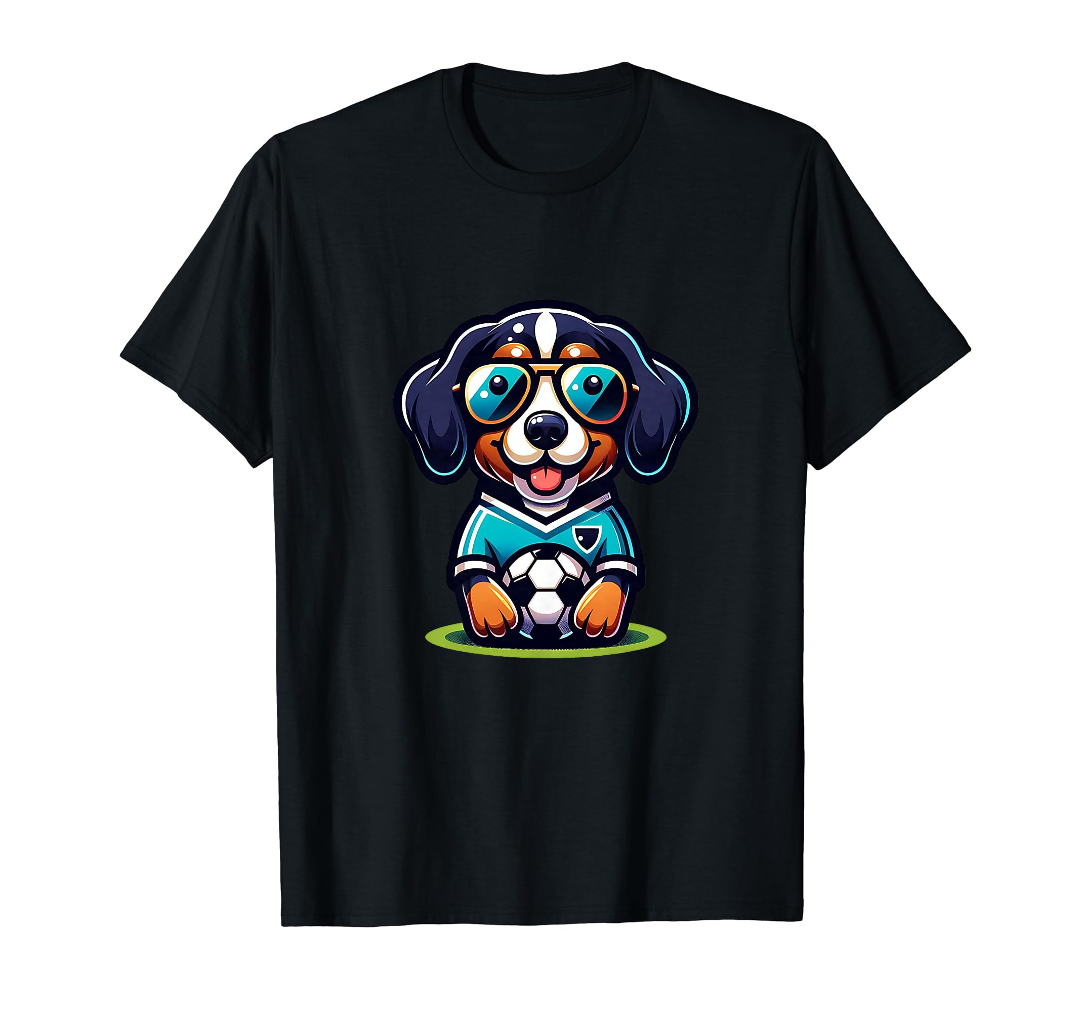Bernese Mountain Dog Soccer Player T-Shirt - Aesthetic Graphic for Adults - T-Shirt, Sweatshirt, Hoodie