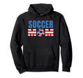 Soccer Mom Usa Soccer Ball Hoodie - Novelty Apparel Unisex - T-Shirt, Sweatshirt, Hoodie