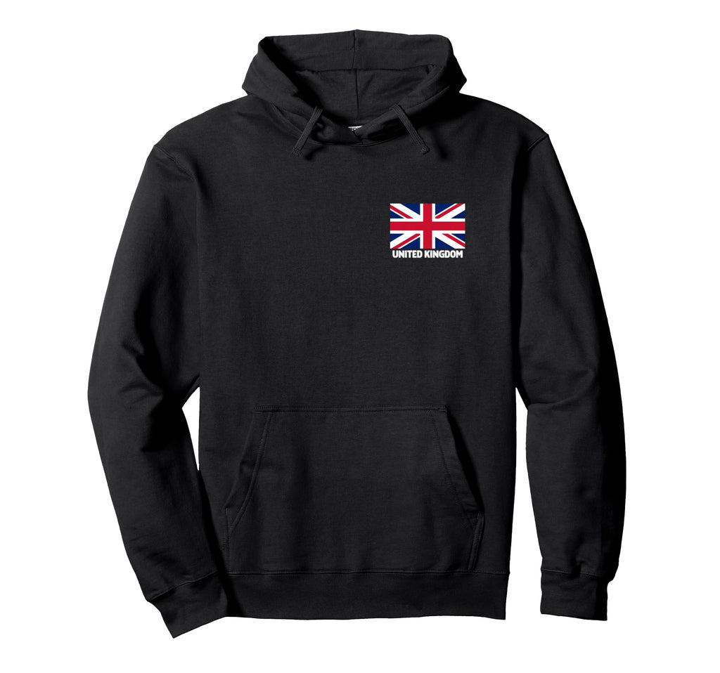 United Kingdom Flag Hoodie - Trendy Graphic Men Women - T-Shirt, Sweatshirt, Hoodie