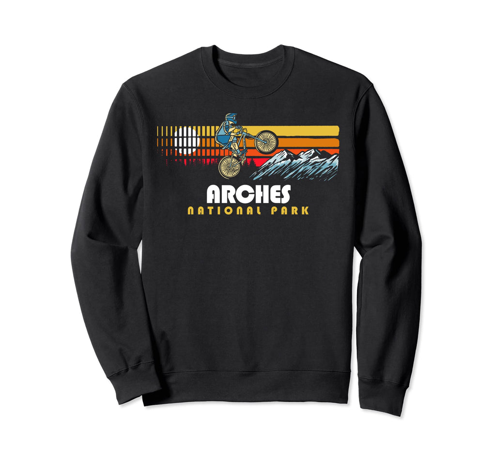 80S Arches National Park Mountain Sweatshirt - Aesthetic Graphic Unisex - T-Shirt, Sweatshirt, Hoodie