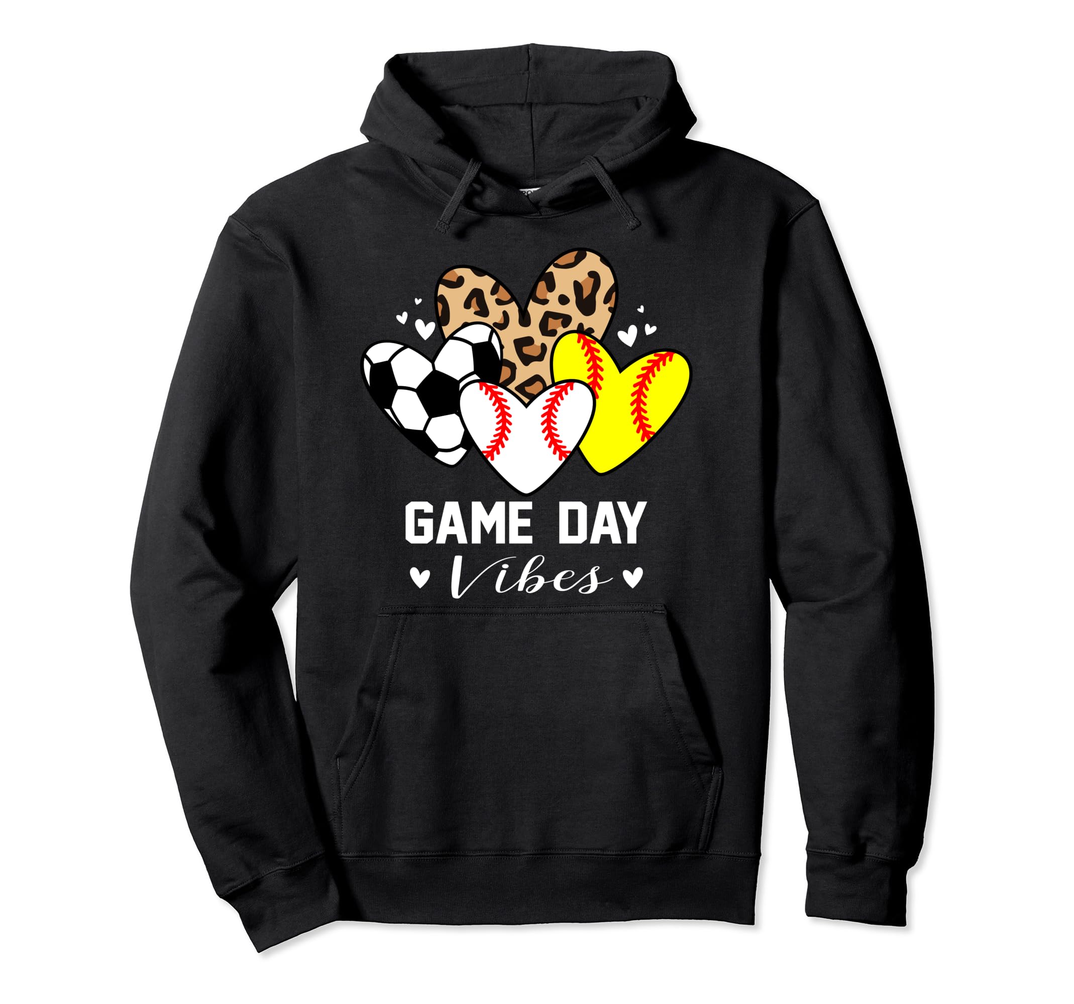 Game Day Vibes Funny Baseball Softball Hoodie - Streetwear Style Men Women - T-Shirt, Sweatshirt, Hoodie