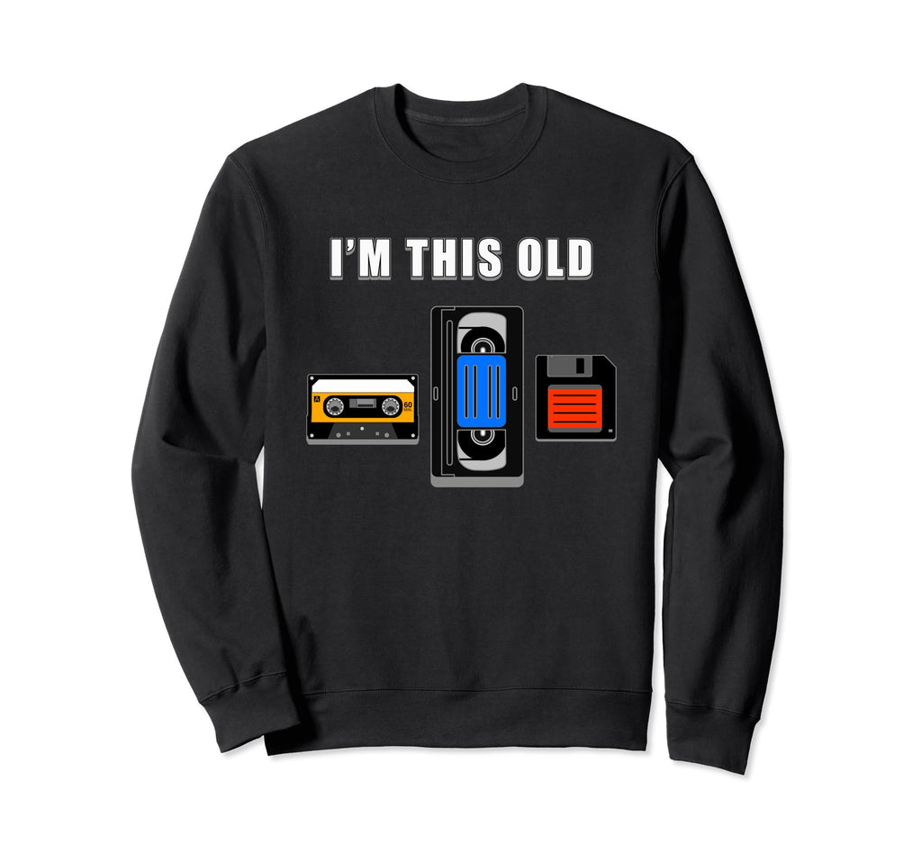 Funny 80S And 90S Person Vhs Tape Sweatshirt - Unique Graphic Unisex - T-Shirt, Sweatshirt, Hoodie