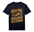 Coach Soccer Player Brick Wall T-Shirt - Novelty Apparel for Adults - T-Shirt, Sweatshirt, Hoodie