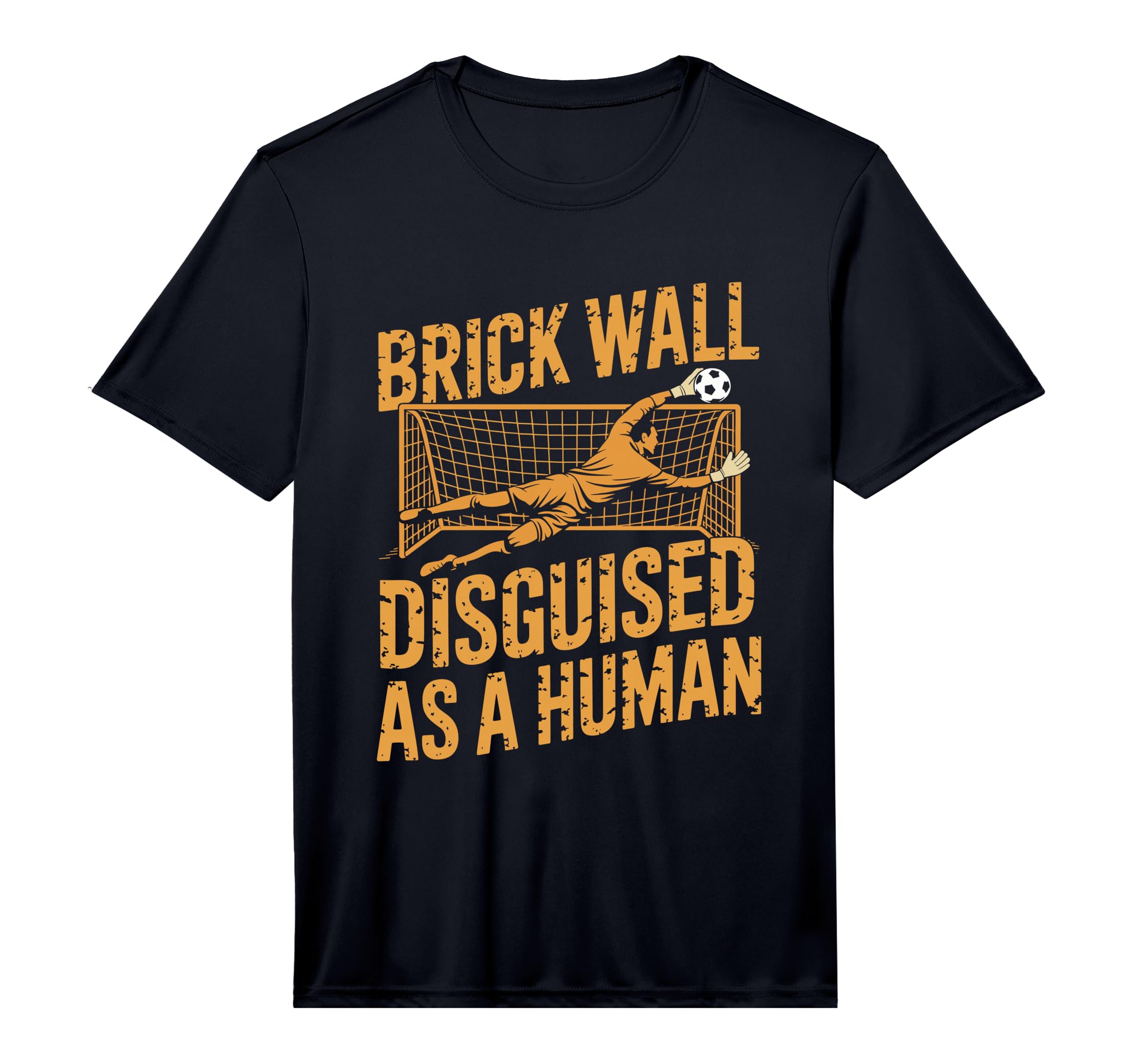 Coach Soccer Player Brick Wall T-Shirt - Novelty Apparel for Adults - T-Shirt, Sweatshirt, Hoodie