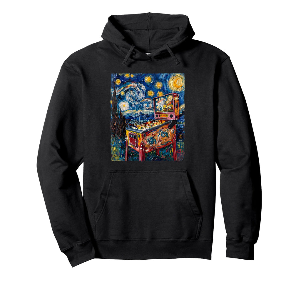 Painting Art Inspired Pinball Arcade Hoodie - Casual Everyday Wear Unisex - T-Shirt, Sweatshirt, Hoodie