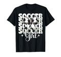Womens Coquette Bow Ribbon Soccer Player Hoodie - Novelty Apparel Unisex - T-Shirt, Sweatshirt, Hoodie