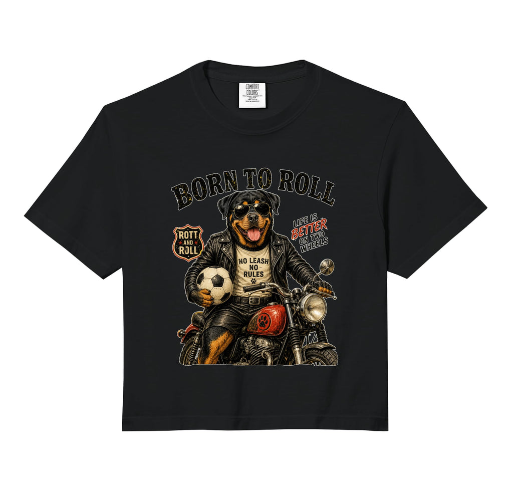 Rottweiler Motorbike Love Footbal Sweatshirt - Custom Art Print Unisex - T-Shirt, Sweatshirt, Hoodie