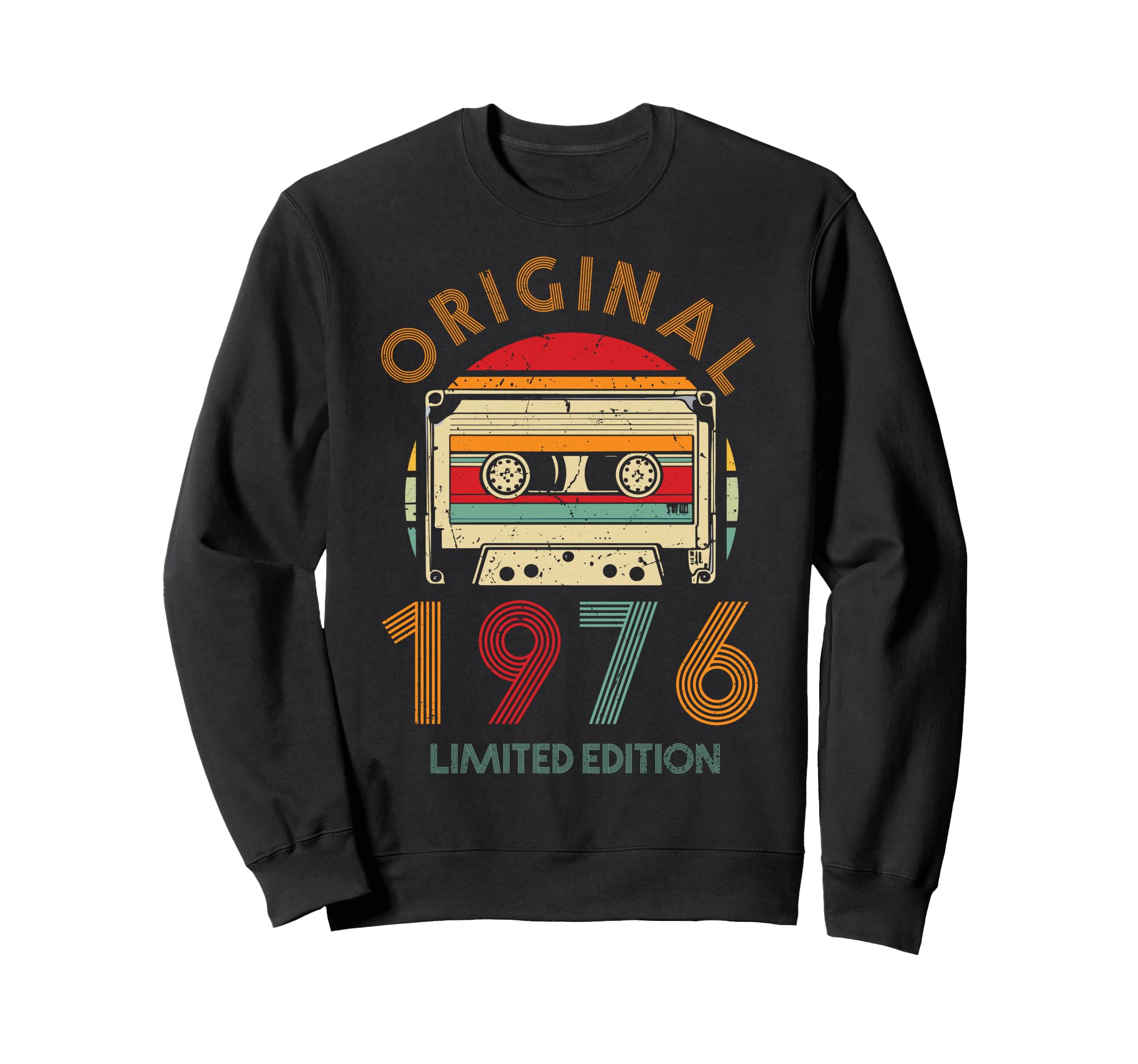 1976 Cassette Tape 50Th Birthday Sweatshirt - Aesthetic Graphic Unisex - T-Shirt, Sweatshirt, Hoodie