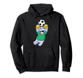 Hippo Goalkeeper Soccer Sports Hoodie - Minimalist Print Men Women - T-Shirt, Sweatshirt, Hoodie