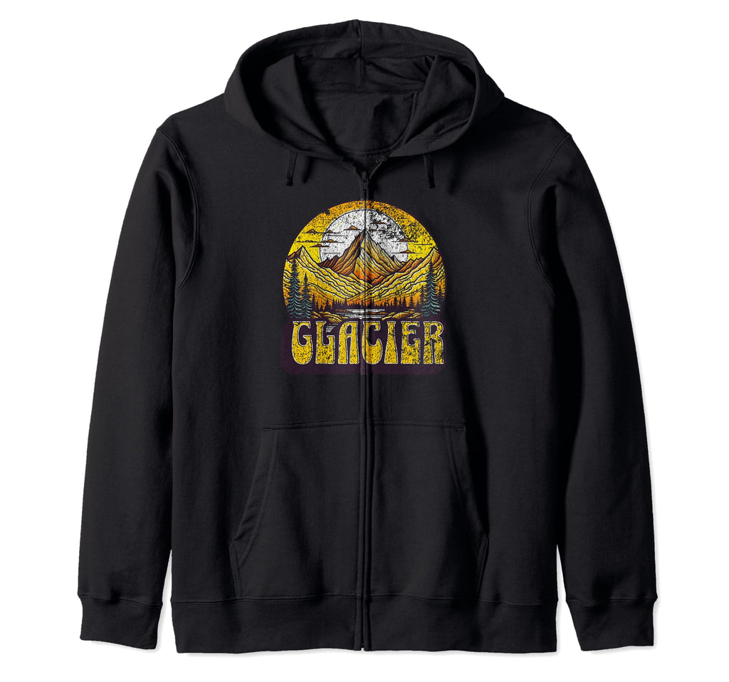 Glacier National Park Montana Usa T-Shirt - Unique Graphic for Adults - T-Shirt, Sweatshirt, Hoodie