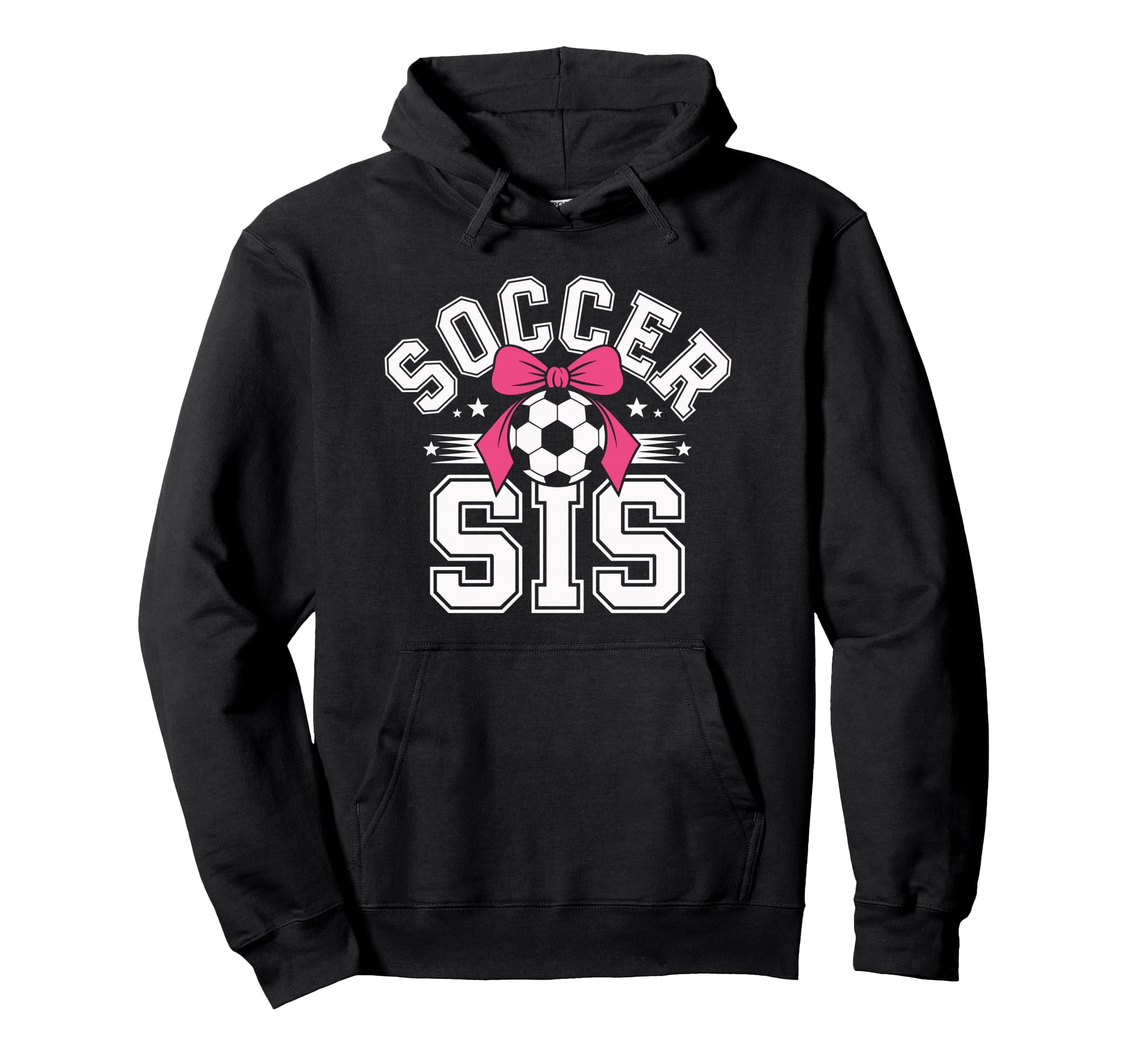 Soccer Sister Funny Coquette Bow Sport Hoodie - Streetwear Style Unisex - T-Shirt, Sweatshirt, Hoodie