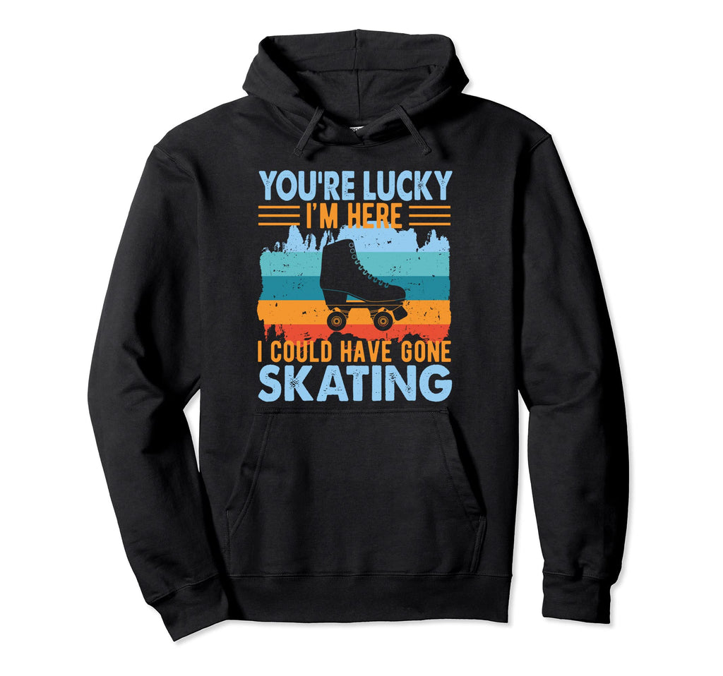 Roller Skating Skater Skate 70S 80S Hoodie - Novelty Apparel Men Women - T-Shirt, Sweatshirt, Hoodie