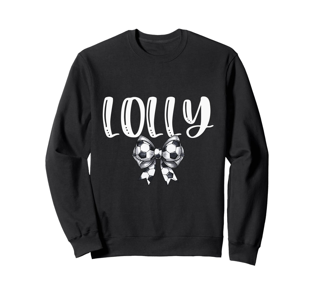 Coquette Soccer Lolly Spirit Sweatshirt - Unique Graphic for Adults - T-Shirt, Sweatshirt, Hoodie