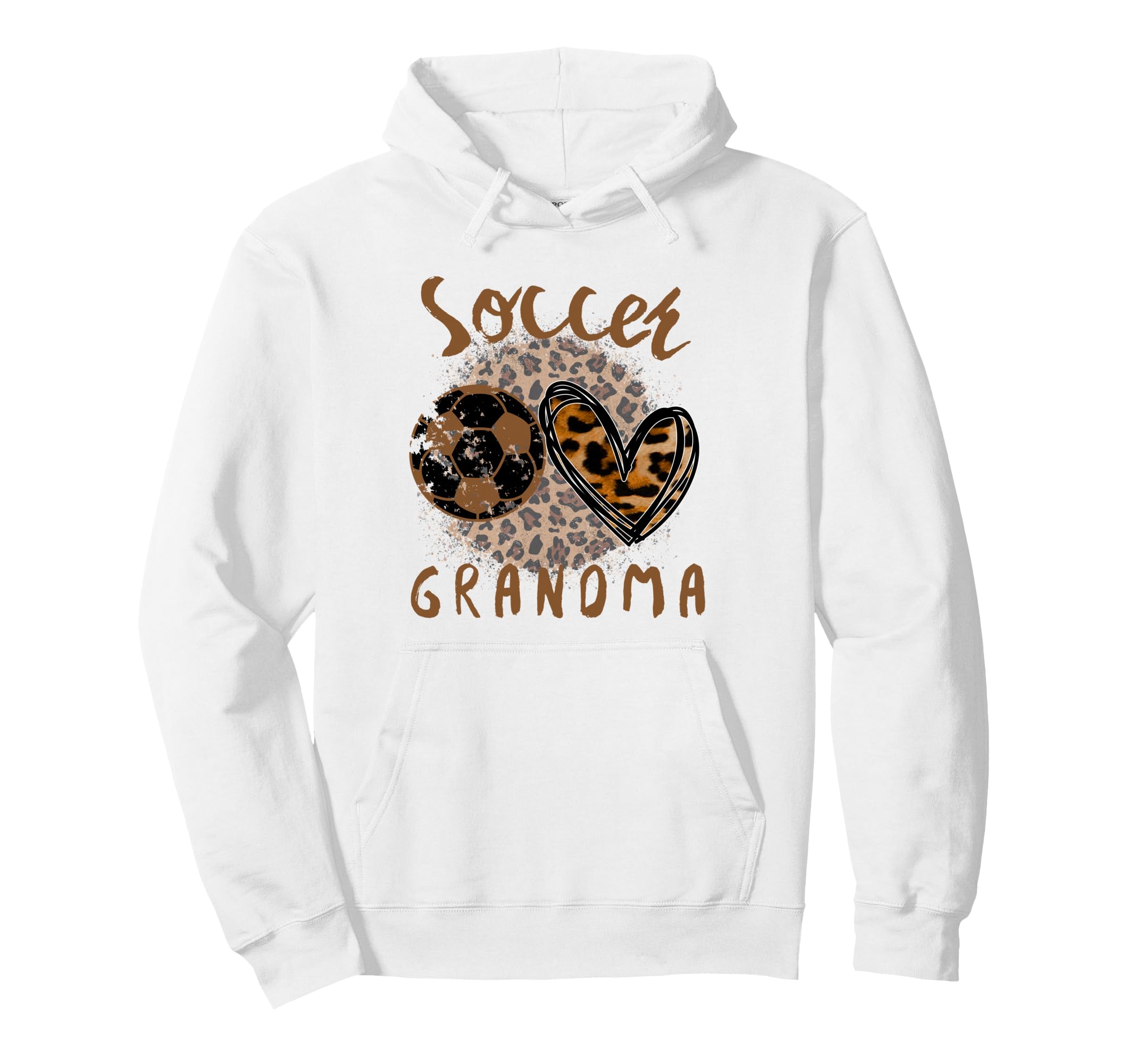 Funny Grandma Proud Soccer Lover Heart Hoodie - Unique Graphic Unisex - T-Shirt, Sweatshirt, Hoodie