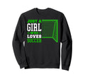 Just Who Loves Soccer Sweatshirt - Aesthetic Graphic Men Women - T-Shirt, Sweatshirt, Hoodie