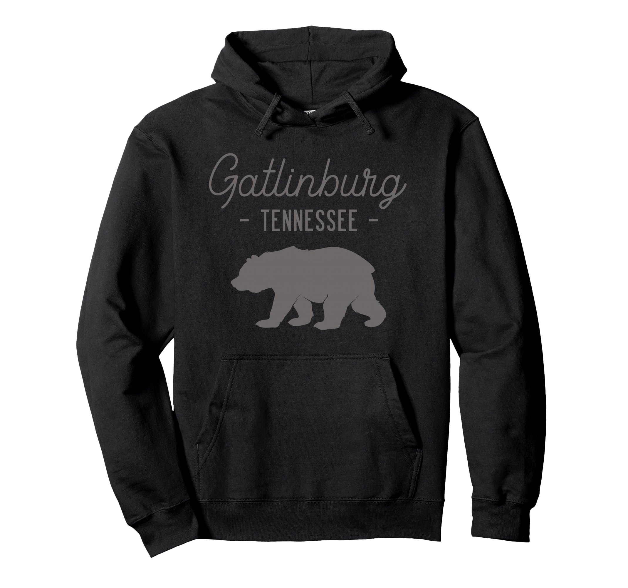 Gatlinburg Tennessee Bear Souvenir Hoodie - Minimalist Print for Adults - T-Shirt, Sweatshirt, Hoodie