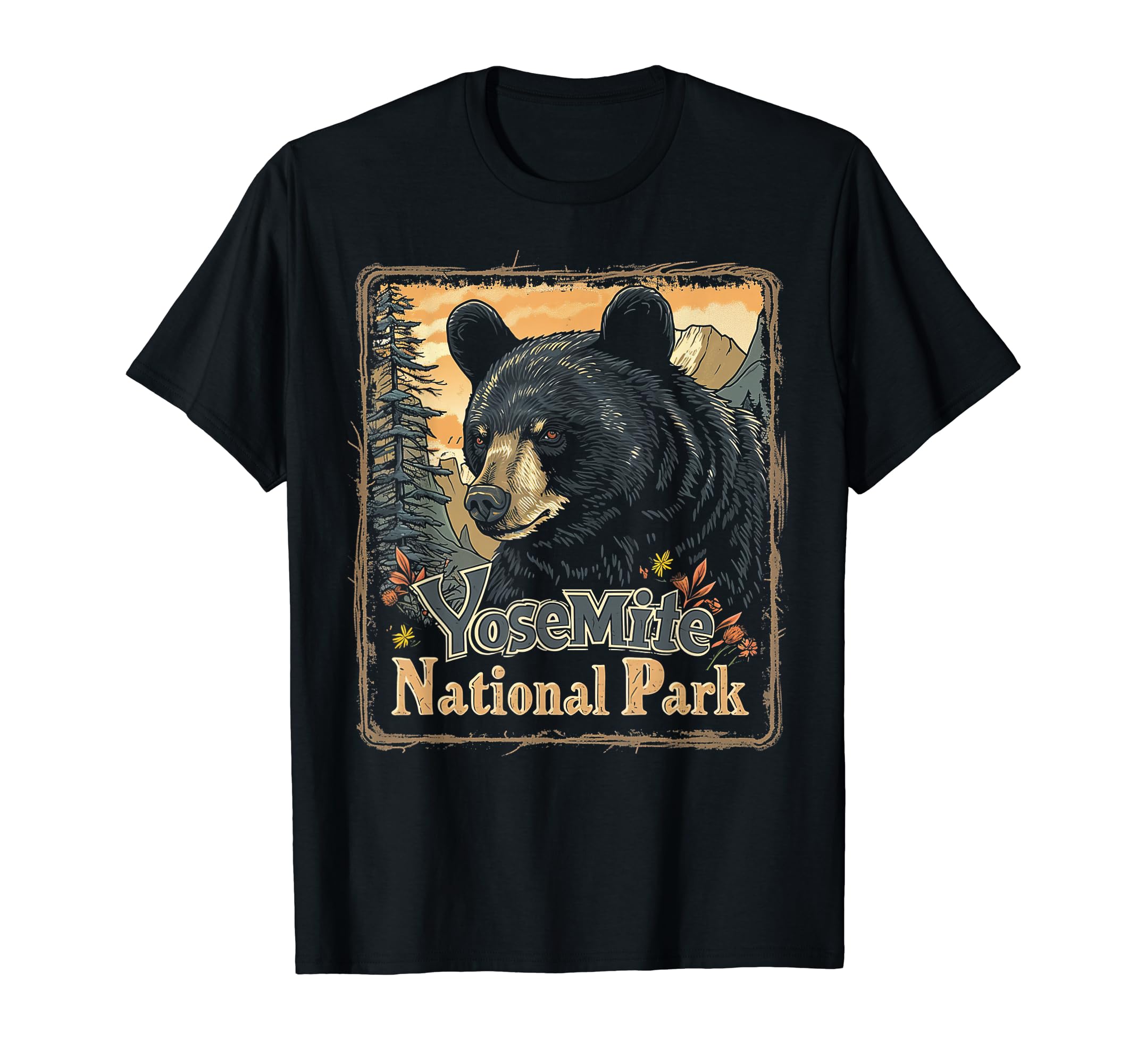 Yosemite Us National Park T-Shirt - Novelty Apparel for Adults - T-Shirt, Sweatshirt, Hoodie