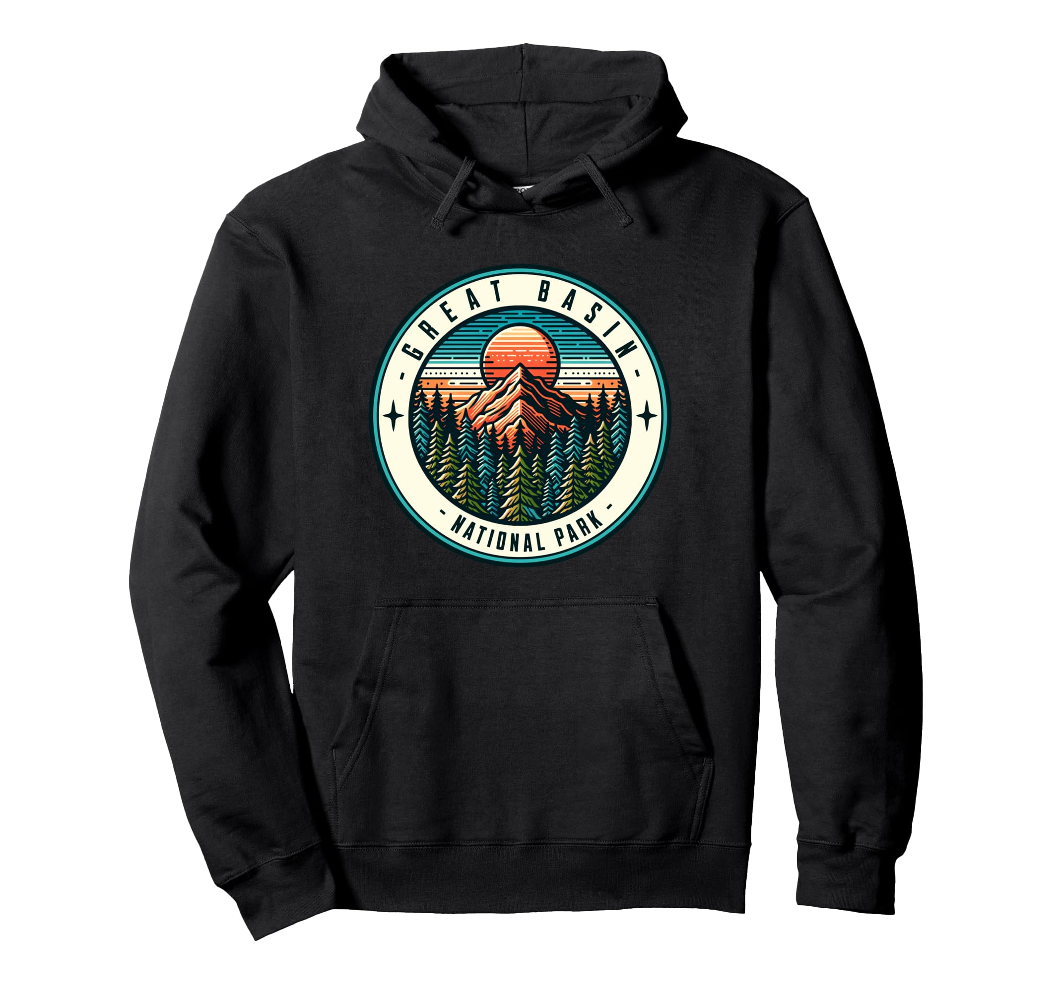 Great Basin National Park Nevada Summer Hoodie - Graphic Print for Adults - T-Shirt, Sweatshirt, Hoodie
