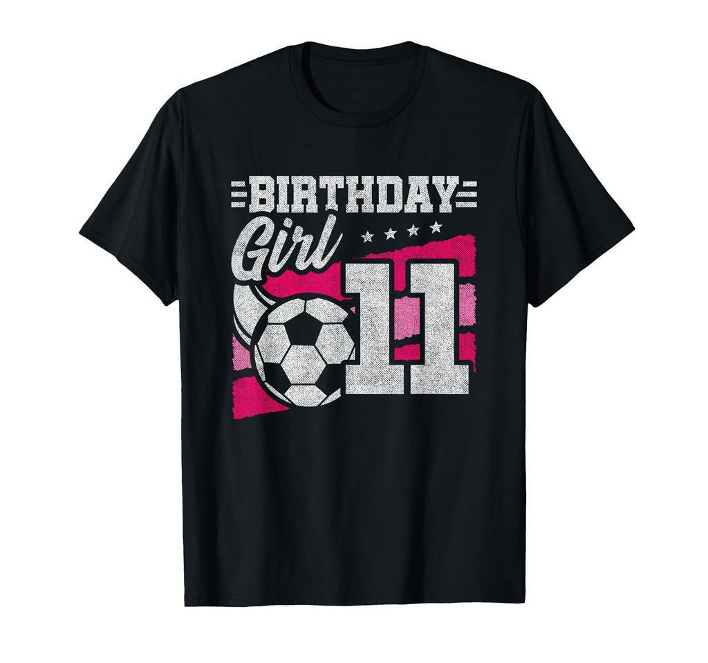 11 Year Old Soccer Birthday 11Th Birthday T-Shirt - Graphic Print Unisex - T-Shirt, Sweatshirt, Hoodie