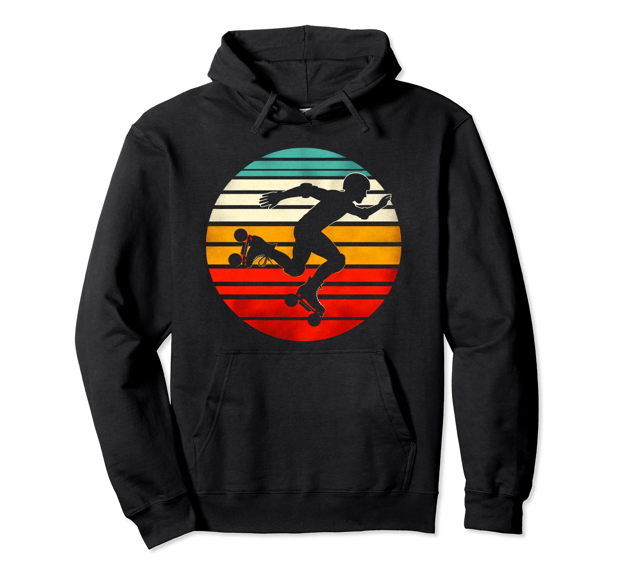 Skater Roller Skating Roller Skate Hoodie - Unique Graphic Unisex - T-Shirt, Sweatshirt, Hoodie