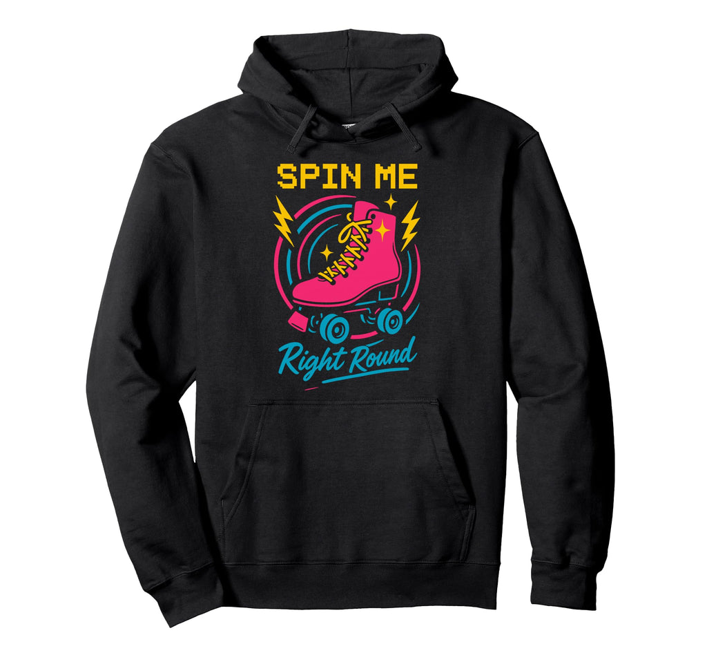 Roller Rink Crew Skate Disco Vibes Hoodie - Fun Novelty Design for Adults - T-Shirt, Sweatshirt, Hoodie