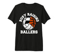 Busy Raising Ballers Funny Volleyball T-Shirt - Novelty Apparel Unisex - T-Shirt, Sweatshirt, Hoodie