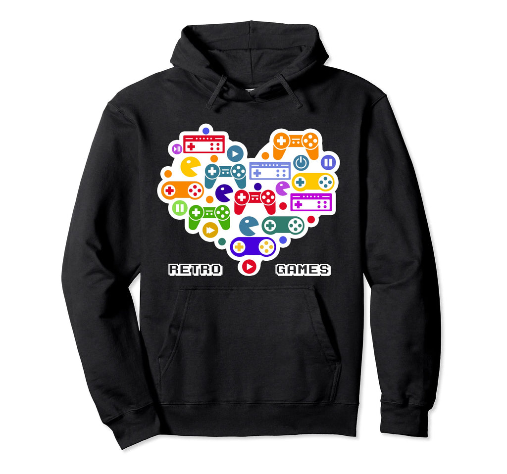 90 Gaming Arcade Games Hoodie - Custom Art Print Men Women - T-Shirt, Sweatshirt, Hoodie