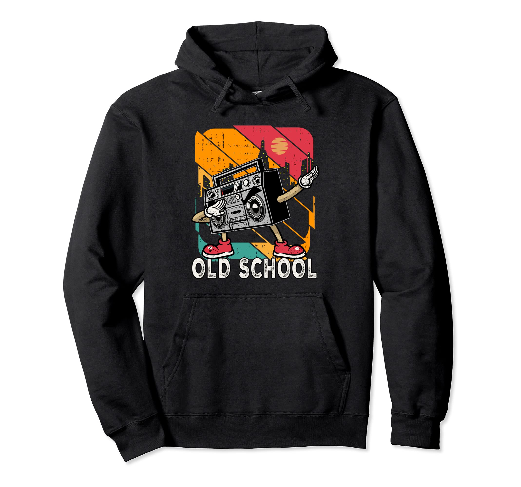 Ghetto Blaster 80S 90S Hip Hip Dabbing Hoodie - Custom Art Print Unisex - T-Shirt, Sweatshirt, Hoodie