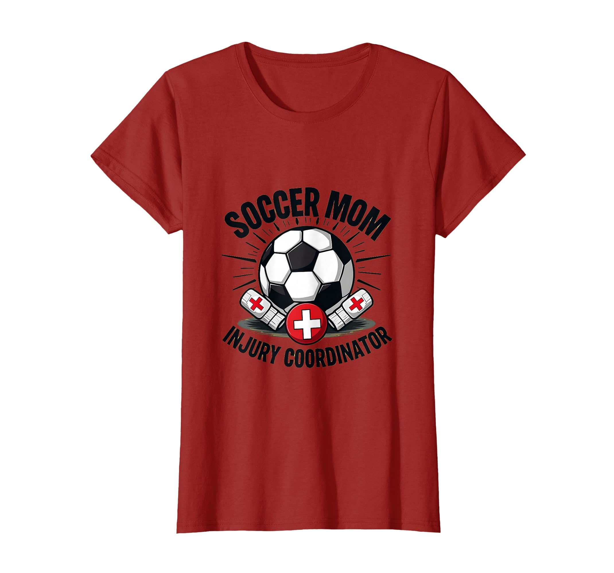 Soccer Mom Injury Coordinator Funny T-Shirt - Trendy Graphic Men Women - T-Shirt, Sweatshirt, Hoodie