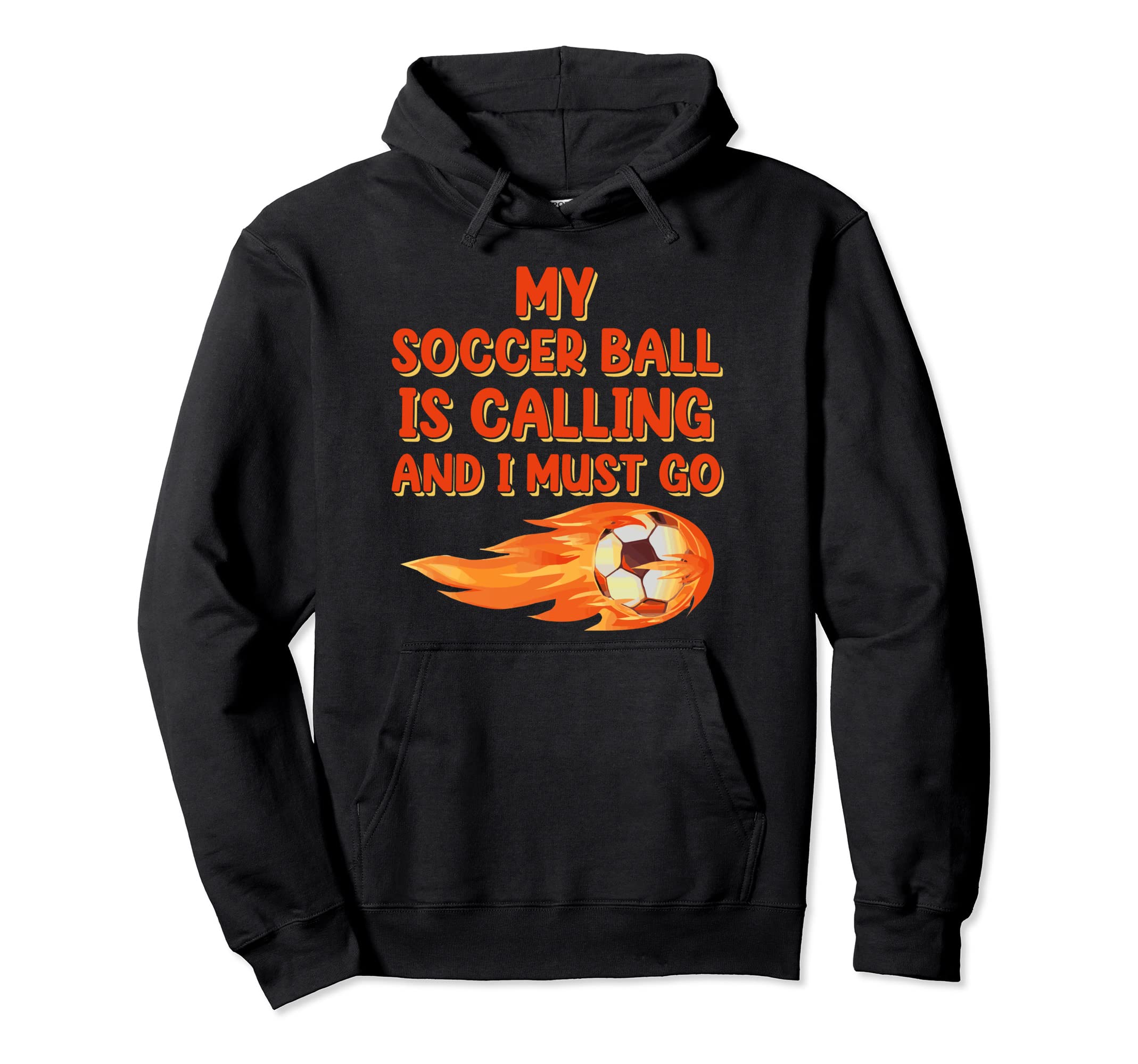 Soccer Ball Is Calling Sports Player Hoodie - Minimalist Print Men Women - T-Shirt, Sweatshirt, Hoodie