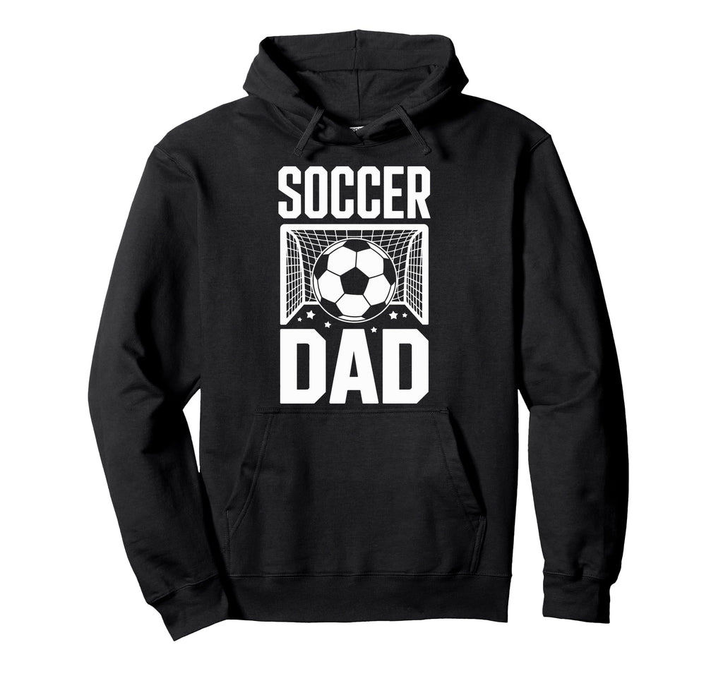 Soccer Dad Cheer Soccer Players Game Hoodie - Minimalist Print for Adults - T-Shirt, Sweatshirt, Hoodie