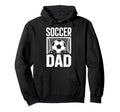 Soccer Dad Cheer Soccer Players Game Hoodie - Minimalist Print for Adults - T-Shirt, Sweatshirt, Hoodie