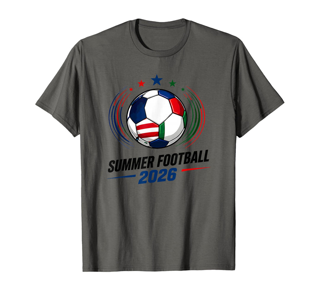 Summer Football 2026 Stadium Roar T-Shirt - Casual Everyday Wear Unisex - T-Shirt, Sweatshirt, Hoodie